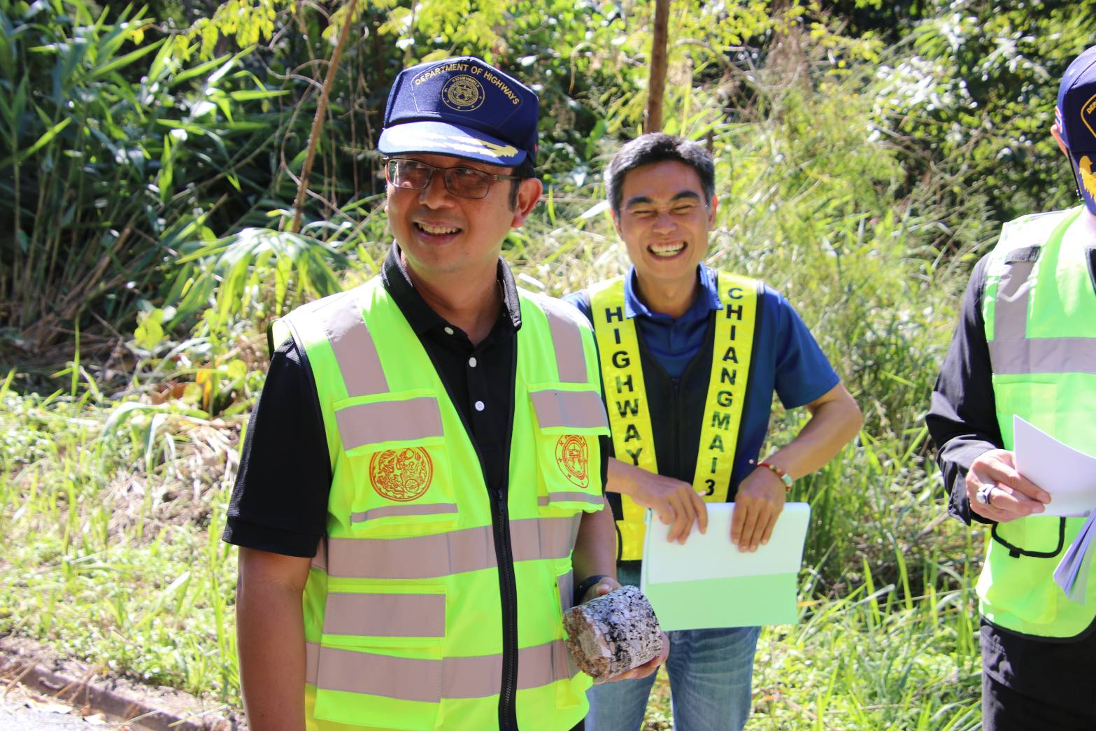 ลงพื้นที่ตรวจรับงาน โครงการบำรุงรักษาทางหลวง เพื่อสนับสนุนโครงข่ายโลจิสติกส์และการขนส่ง งานเสริมผิวแอสฟัลต์