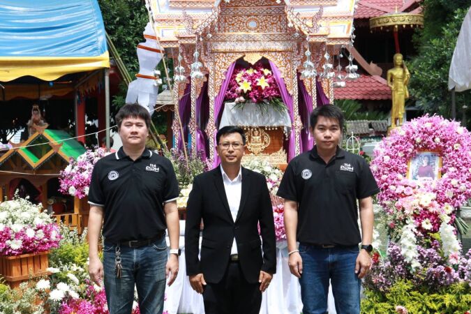 ร่วมพิธีทำบุญทักษิณานุประทานฌาปนกิจ นางสาวสุภาพร จงจิตร (น้องแอล) ซึ่งเสียชีวิตจากอุบัติเหตุรถไฟชนกับรถโดยสารประจำทาง