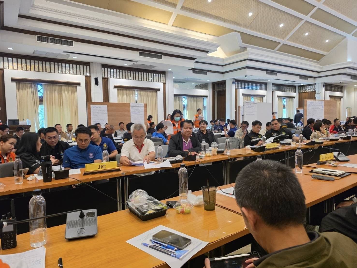 เข้าร่วมการฝึกศูนย์บัญชาการ เหตุการณ์จังหวัดเชียงใหม่ กรณีอุทกภัยน้ำป่าไหลหลากและดินถล่ม ประจำปีงบประมาณ 2569