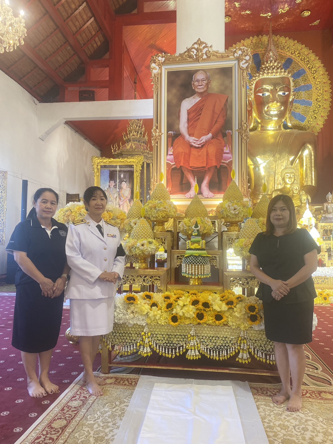 พิธีเจริญพระพุทธมนต์และทำบุญตักบาตร ถวายเป็นพระกุศลเนื่องในโอกาส ฉลองพระชนมายุ 99 พรรษา สมเด็จพระอริยวงศาคตญาณ