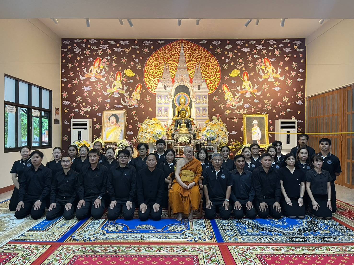 ร่วมพิธีบำเพ็ญกุศลสวดพระพุทธมนต์ อุทิศถวายพระกุศลแด่สมเด็จพระเจ้าลูกเธอเจ้าฟ้าพัชรกิติยาภา นเรนทิราเทพยวดี กรมหลวงราชสาริณีสิ